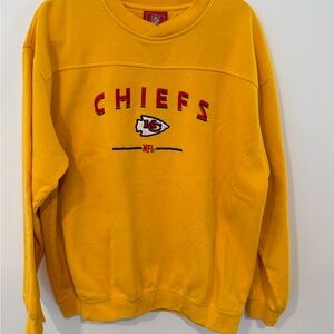 NFL Kansas City Chiefs Gold Crewneck Sweatshirt